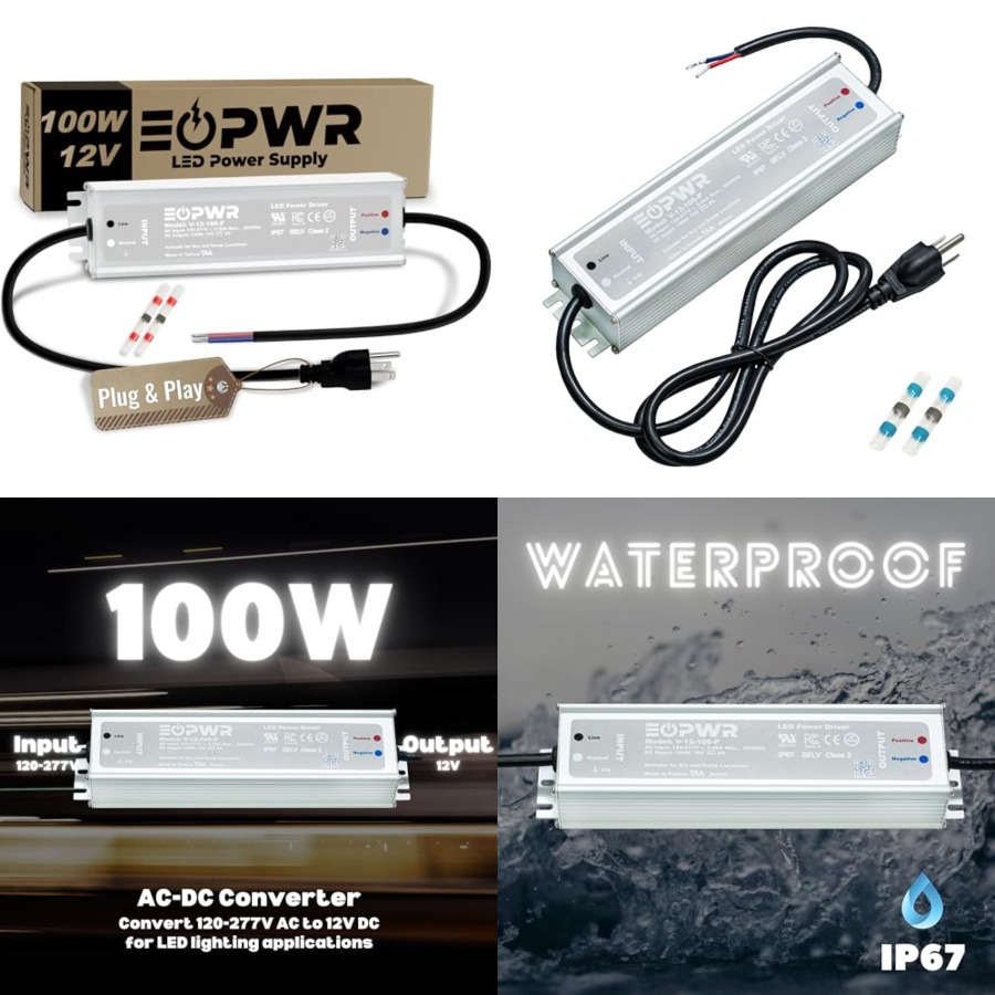 Ac Outdoor Power - Fonte de Alimentação LED à Prova