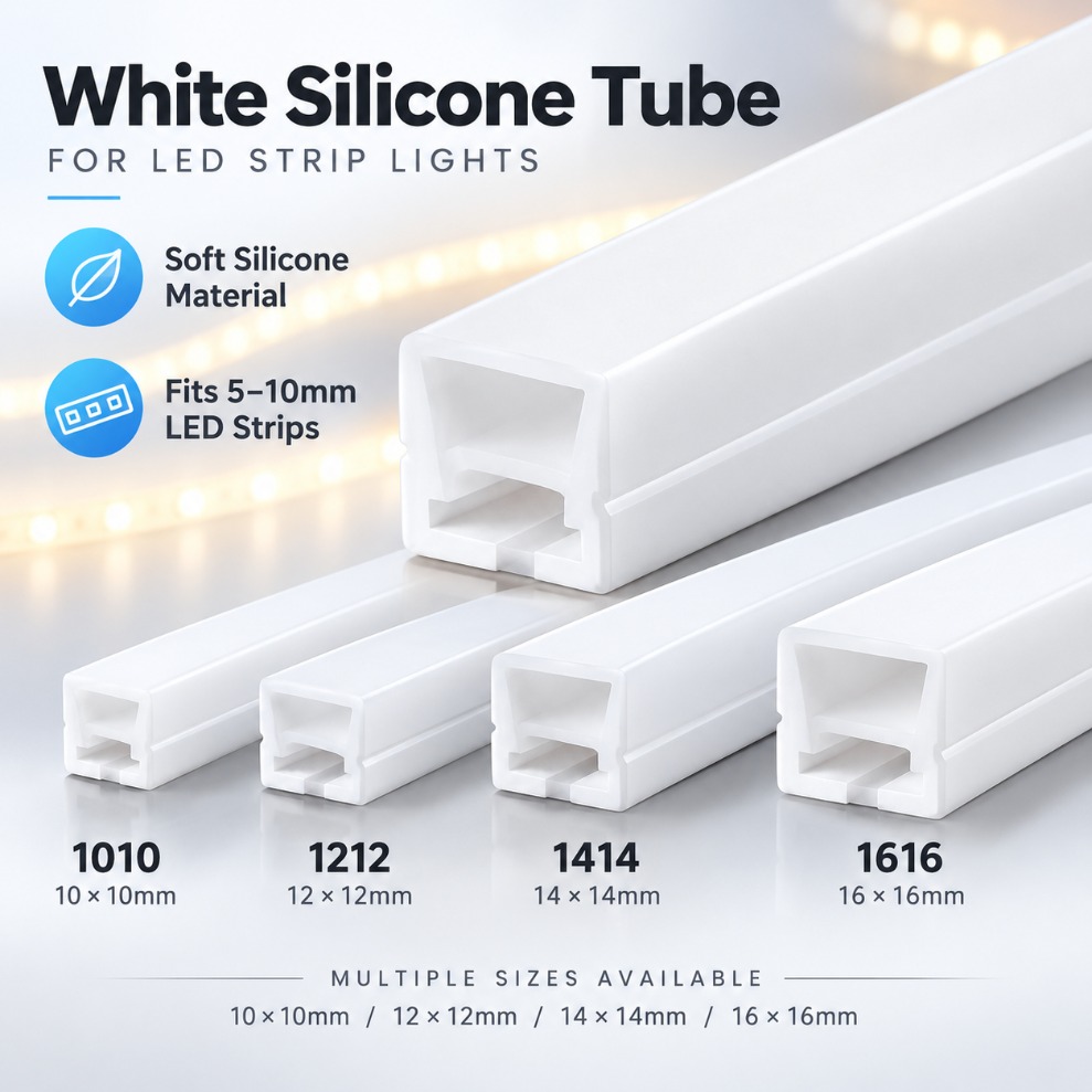 Outdoor Power Strip Weatherproof - Fita de LED Neon de Silicone