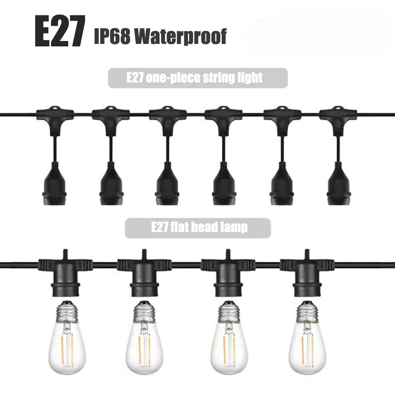 Impermeável LED String Lamp Ho - Outdoor Power Strip Weatherproof avaliação e preço