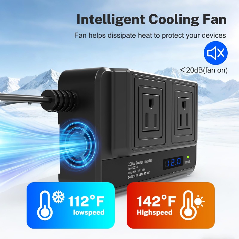 Inversor de energia para carro - Outdoor Power Adapter Usb C avaliação e preço