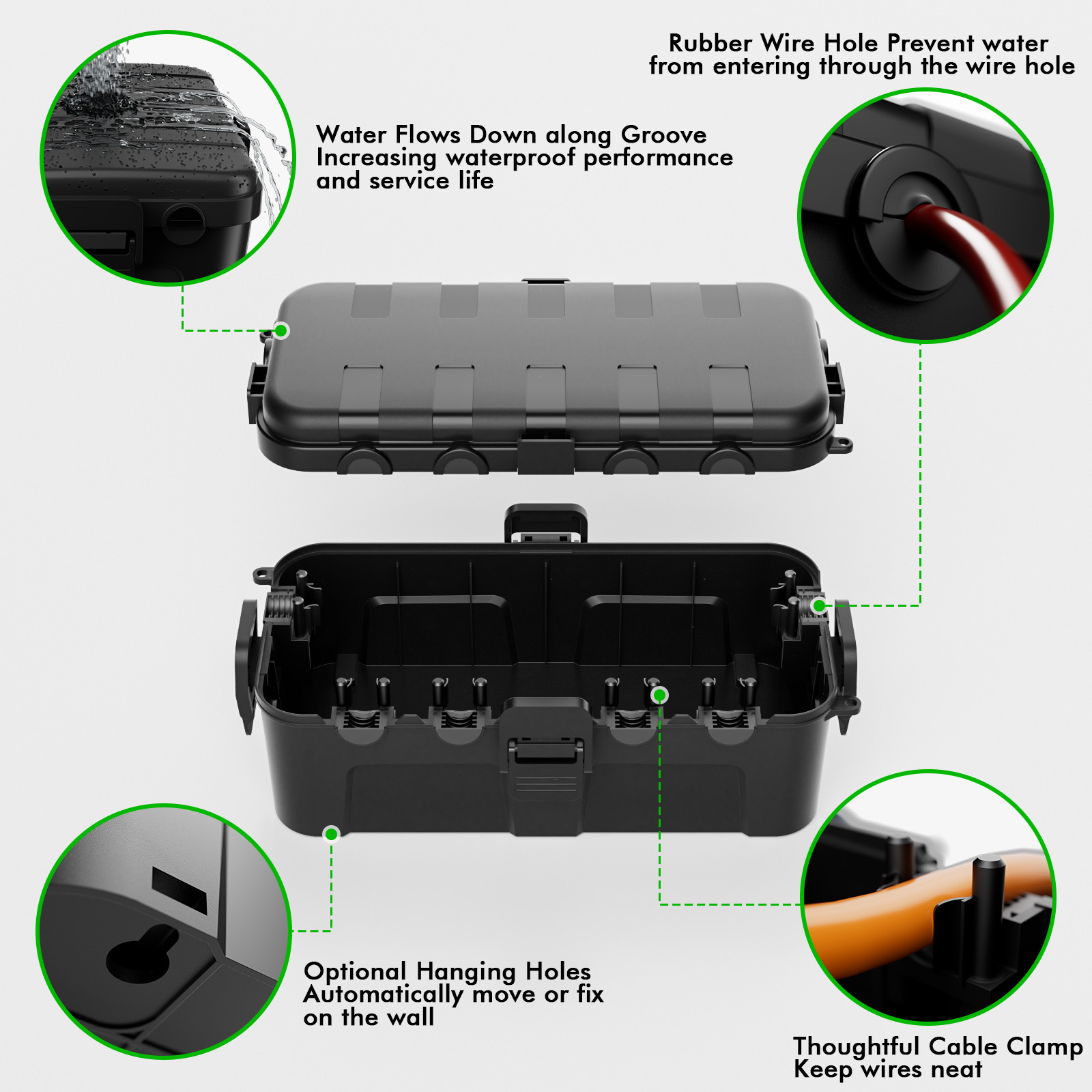 Caixa Elétrica Externa à Prova - Outdoor Use Power Strip avaliação e preço